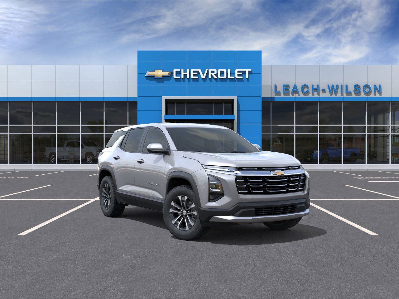 2026 Chevrolet Equinox LT in Sterling Gray Metallic — front three-quarter view