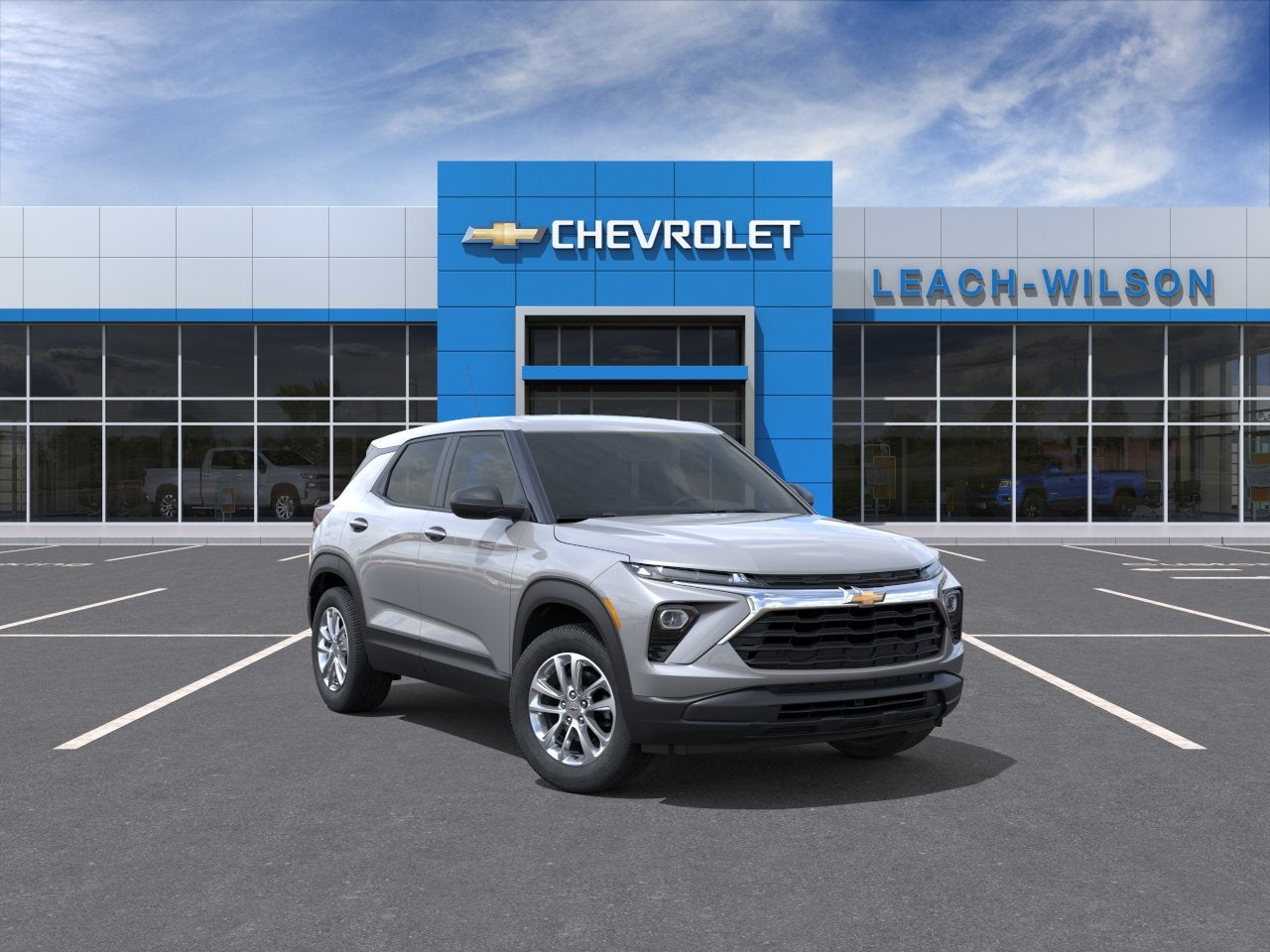 2026 Chevrolet Trailblazer LS in Sterling Gray Metallic — front three-quarter view